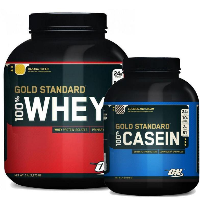 Caseína ou Whey Protein