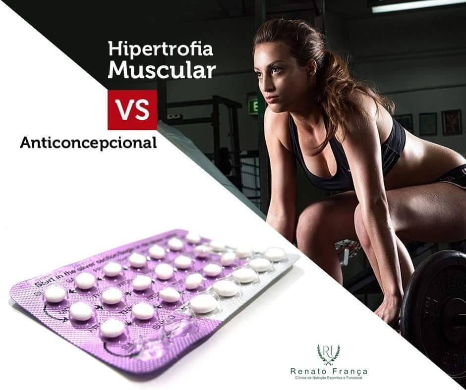 Anticoncepcional prejudica a hipertrofia nas mulheres