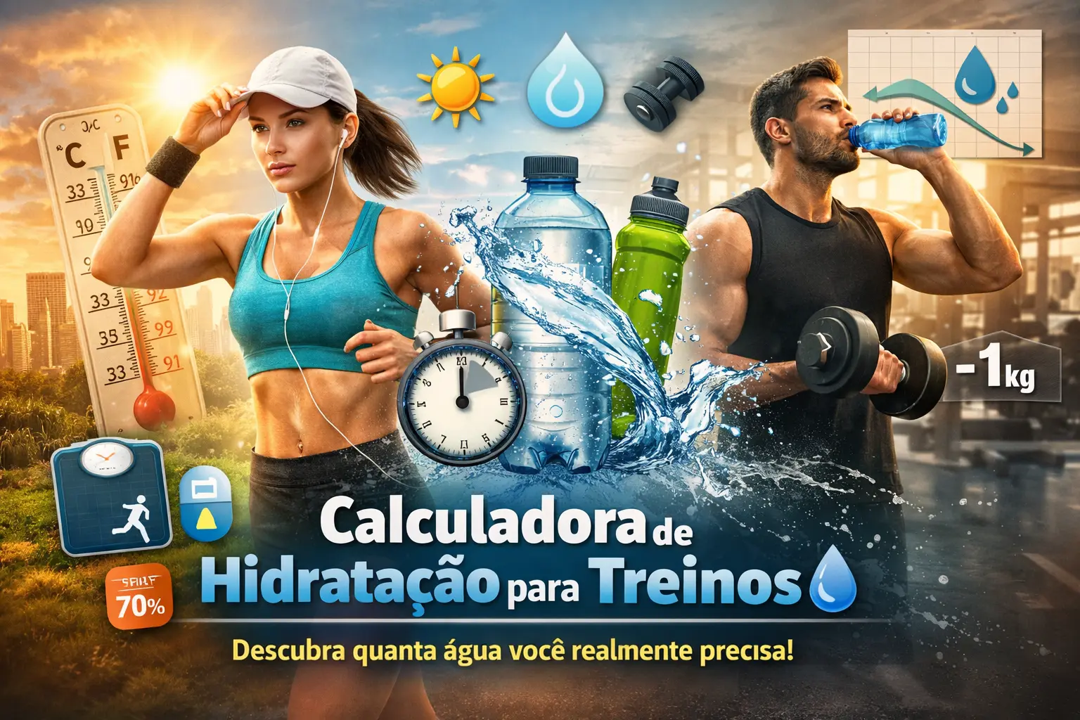 Calculadora de hidratação para treinos Calculadora de hidratação para treinos