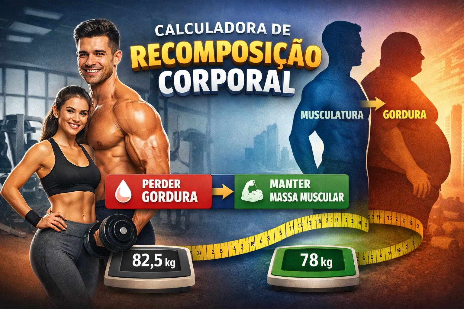 Calculadora de recomposição corporal